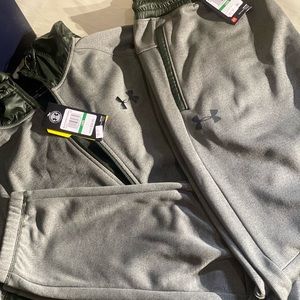 Under Armor Men’s Green 2pc Track Suit L Running